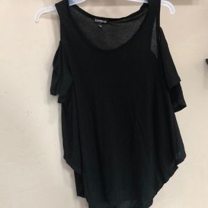 Shirt with cut out shoulders from Express